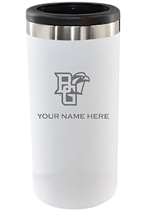 Bowling Green Falcons Personalized Etched 12oz Slim Can Stainless Steel Coolie
