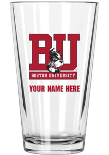 Boston Terriers Personalized 17oz Mixing Pint Glass