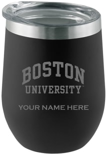 Boston Terriers Personalized Etched 12oz Stainless Steel Stemless