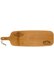 Boston Terriers Personalized Bamboo Paddle Cutting Board