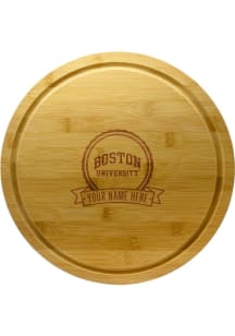 Boston Terriers Personalized Bamboo Lazy Susan Cutting Board