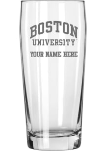 Boston Terriers Personalized Etched 16oz Pub Pilsner Glass