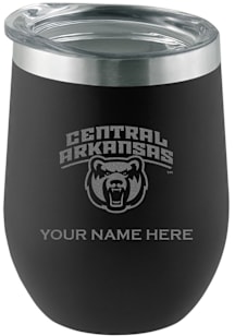 Central Arkansas Bears Personalized Etched 12oz Stainless Steel Stemless - Black