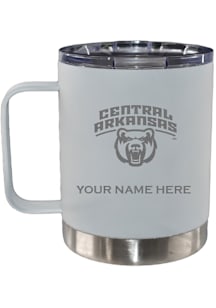 Central Arkansas Bears Personalized Etched 12oz Lowball Stainless Steel Tumbler - White