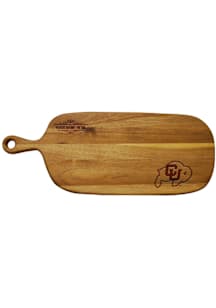 Colorado Buffaloes Personalized Acacia Paddle Cutting Board