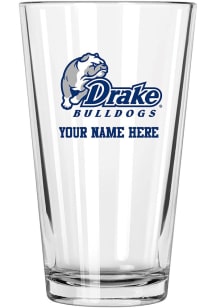 Drake Bulldogs Personalized 17oz Mixing Pint Glass