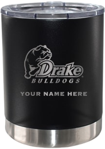 Drake Bulldogs Personalized Etched 12oz Stainless Steel Stemless