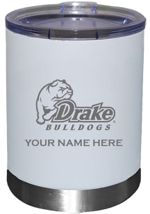 Drake Bulldogs Personalized Laser Etched 12oz Lowball Tumbler
