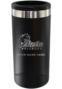 Drake Bulldogs Personalized Etched 12oz Slim Can Stainless Steel Coolie