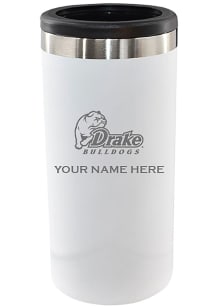 Drake Bulldogs Personalized Etched 12oz Slim Can Stainless Steel Coolie