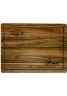 Drake Bulldogs Personalized Acacia Cutting Board