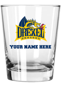 Drexel Dragons Personalized 15oz Double Old Fashioned Rock Glass