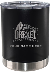Drexel Dragons Personalized Laser Etched 12oz Lowball Tumbler