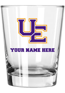 Evansville Purple Aces Personalized 15oz Double Old Fashioned Rock Glass