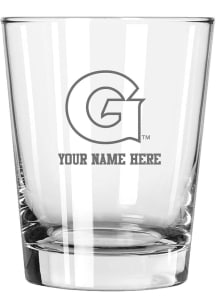 Georgetown Hoyas Personalized Etched 15oz Double Old Fashioned Rock Glass