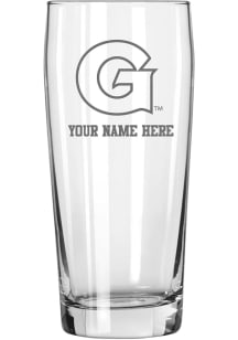 Georgetown Hoyas Personalized Etched 16oz Pub Pilsner Glass