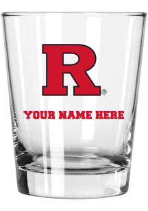 Rutgers Scarlet Knights Personalized 15oz Double Old Fashioned Rock Glass