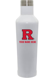 White Rutgers Scarlet Knights Personalized 17oz Infinity Stainless Steel Bottle