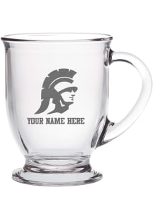 White USC Trojans Personalized Etched16oz Stein