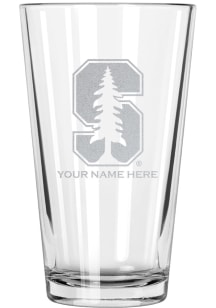 Stanford Cardinal Personalized Etched 17oz Mixing Pint Glass