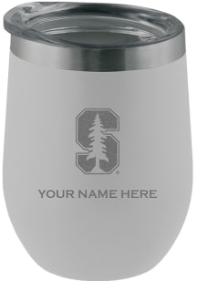 Stanford Cardinal Personalized Etched 12oz Stainless Steel Stemless