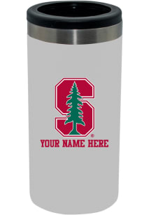 Stanford Cardinal Personalized 12oz Slim Can Stainless Steel Coolie