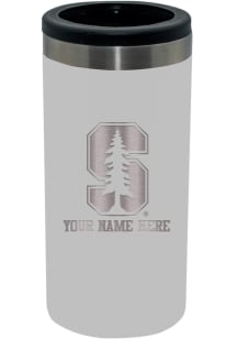 Stanford Cardinal Personalized Etched 12oz Slim Can Stainless Steel Coolie