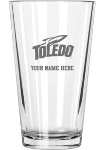 Toledo Rockets Personalized Etched 17oz Mixing Pint Glass