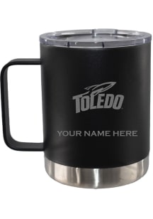 Toledo Rockets Personalized Etched 12oz Lowball Stainless Steel Tumbler - Black