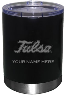 Tulsa Golden Hurricane Personalized Laser Etched 12oz Lowball Tumbler