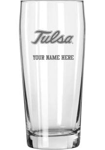 Tulsa Golden Hurricane Personalized Etched 16oz Pub Pilsner Glass