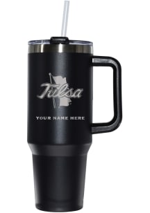 Tulsa Golden Hurricane Personalized 46oz Colossal Stainless Steel Tumbler - Black