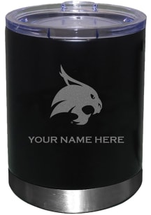 Texas State Bobcats Personalized Etched 12 oz Stainless Steel Stemless