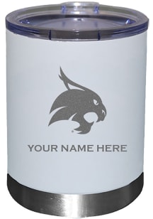 Texas State Bobcats Personalized Laser Etched 12oz Lowball Tumbler