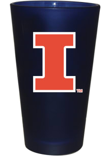 Illinois Fighting Illini 16 oz Color Frosted Pint Glass