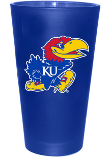 Kansas Jayhawks 16 oz Color Frosted Pint Glass