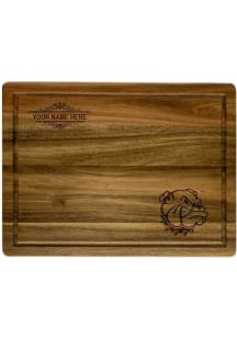 Western Illinois Leathernecks Personalized Acacia Cutting Board