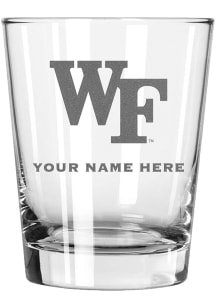 Wake Forest Demon Deacons Personalized Etched 15oz Double Old Fashioned Rock Glass