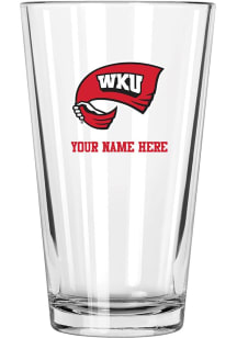 Western Kentucky Hilltoppers Personalized 17oz Mixing Pint Glass