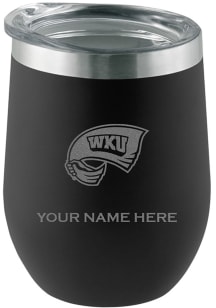 Western Kentucky Hilltoppers Personalized Etched 12oz Stainless Steel Stemless