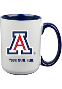 Arizona Wildcats Personalized Ceramic Mug - White