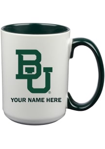 Baylor Bears Personalized Ceramic Mug - White