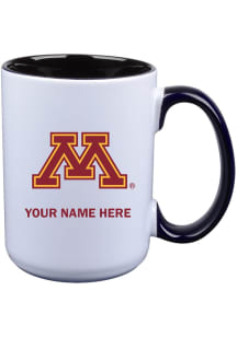 White Minnesota Golden Gophers Personalized Mug