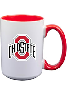 Ohio State Buckeyes Personalized Ceramic Mug - White