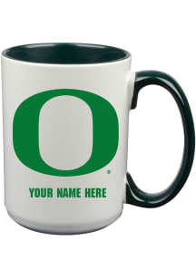 White Oregon Ducks Personalized Mug