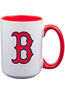 Boston Red Sox Team Logo Ceramic Mug - White