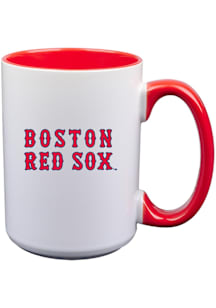 Boston Red Sox Two Sided Ceramic Mug - White