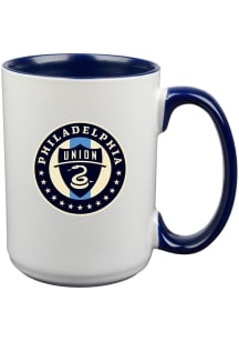 Philadelphia Union Inner Color Ceramic Mug - White