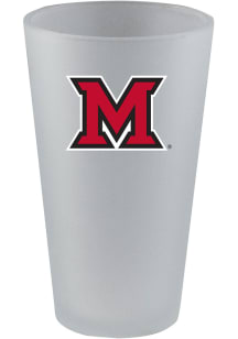 Miami RedHawks 16 oz. Frosted Pint Glass