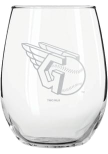 Cleveland Guardians 15 oz. Etched Stemless Wine Glass